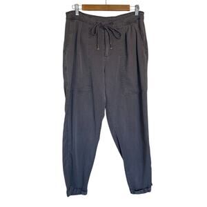 Young Fabulous & Broke‎ Pants Women Large Gray Tencel Crop Ankle Preppy Jogger
